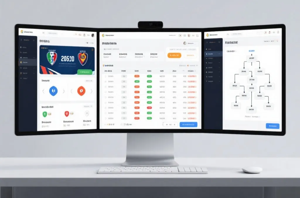PC端多标签追踪世界杯：比分页、积分榜与淘汰赛对阵树同屏思路